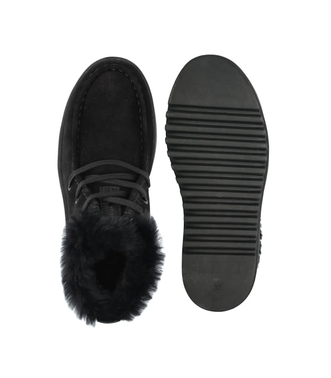 Canada Snow Enkellaarsjes Met Veters “MOUNT MARTY” black Clearance