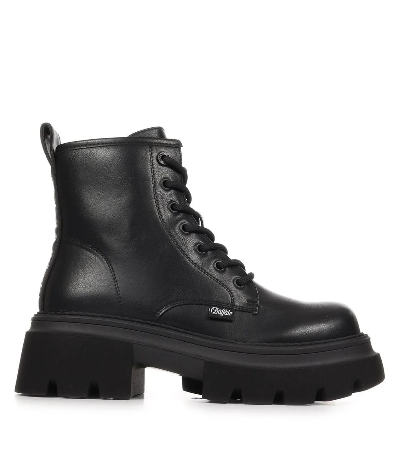 Buffalo Enkellaarzen Mave Lace Up black Online
