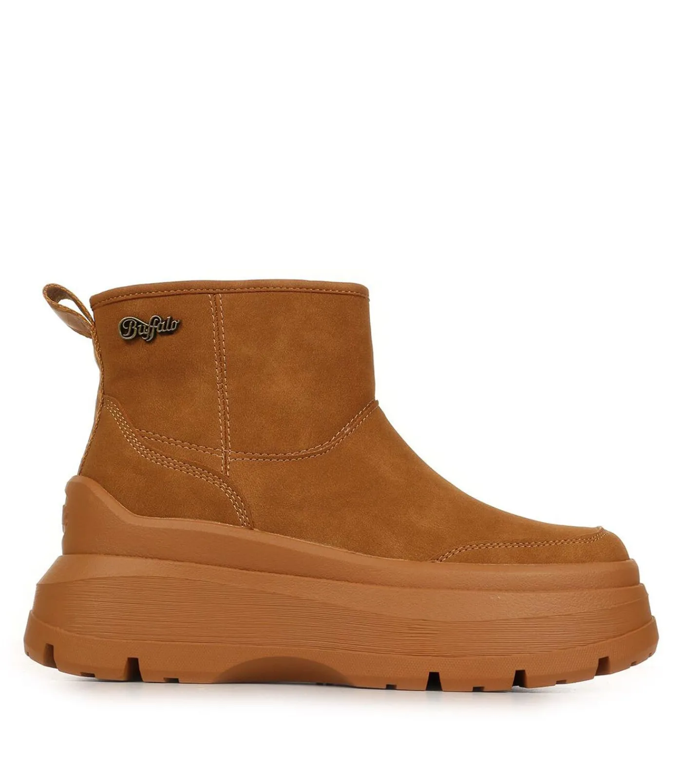 Buffalo Enkellaarzen Olympia Pull On Lo Warm brown Best
