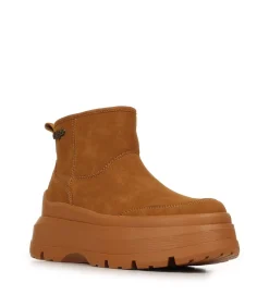 Buffalo Enkellaarzen Olympia Pull On Lo Warm brown Best