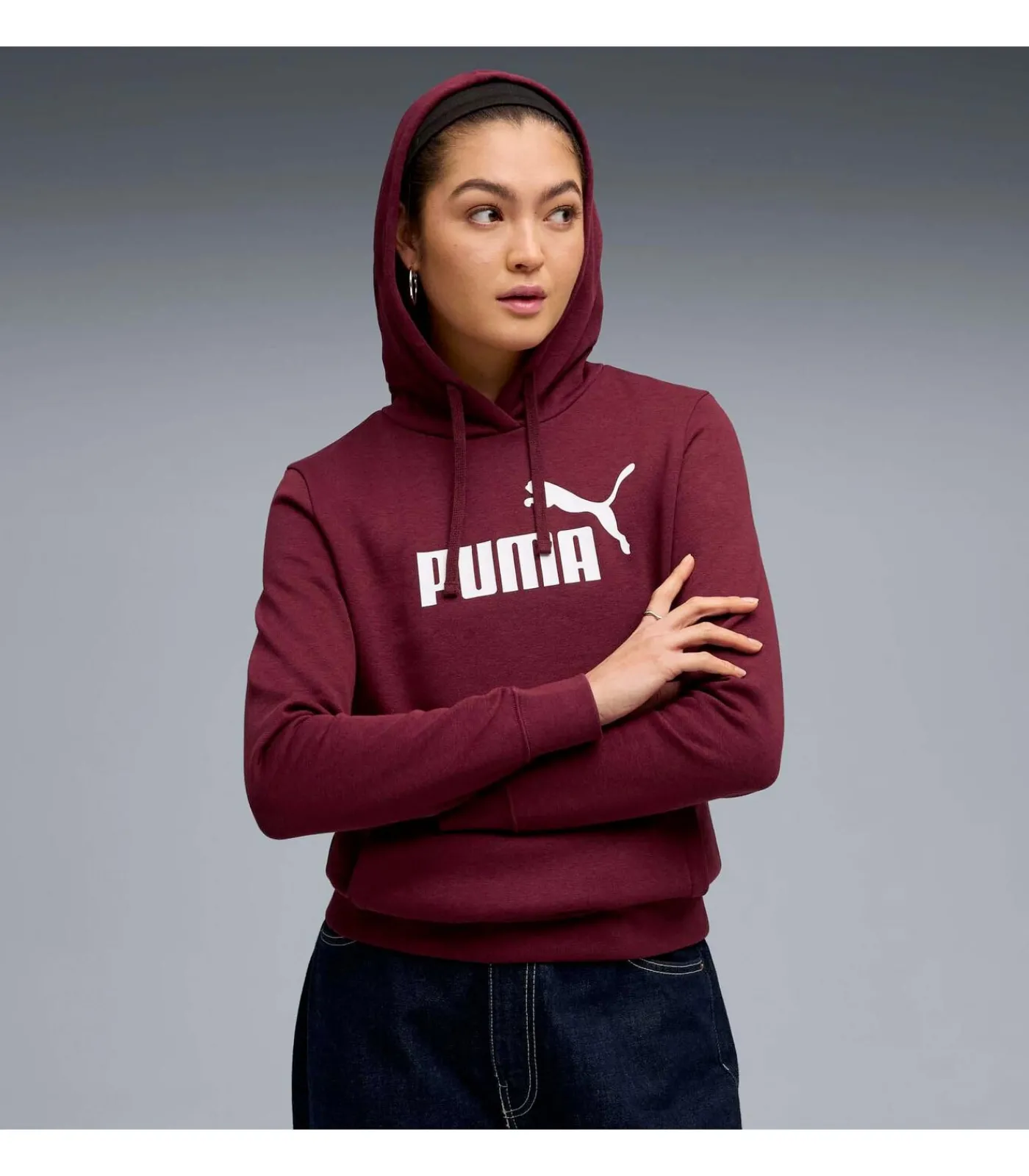 PUMA Ess No. 1 Logo Hoodie Fl (S) red Best