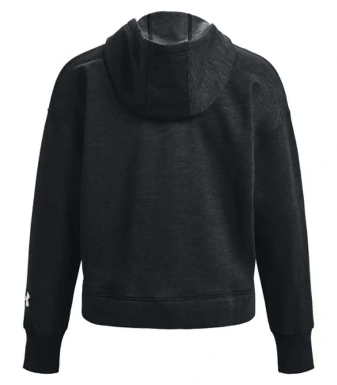 Under Armour ESSENTIAL - Trui met kap Met Volledige Ritssluiting - Zwart black Sale