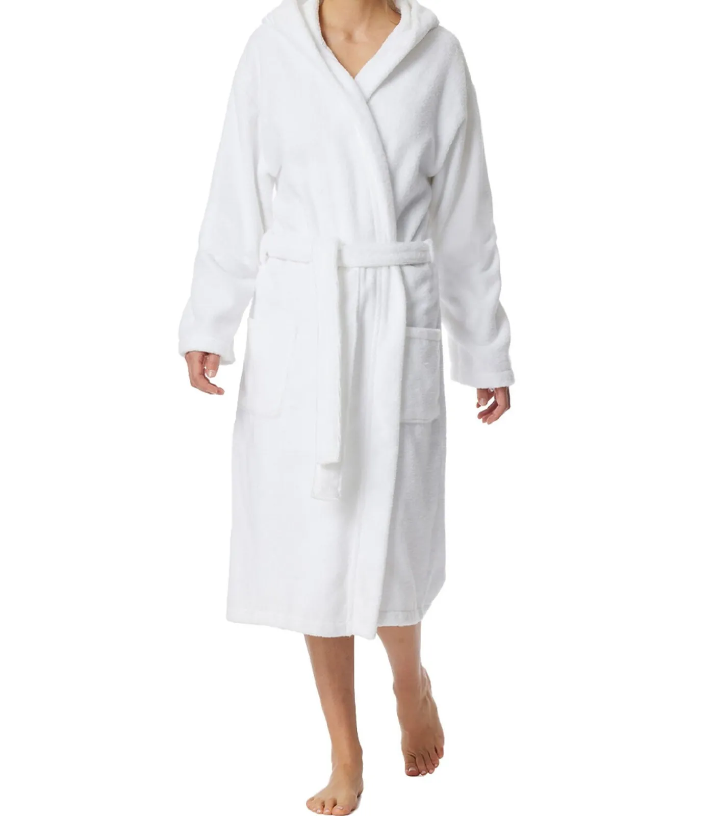 SCHIESSER Essentials - badjas white Hot