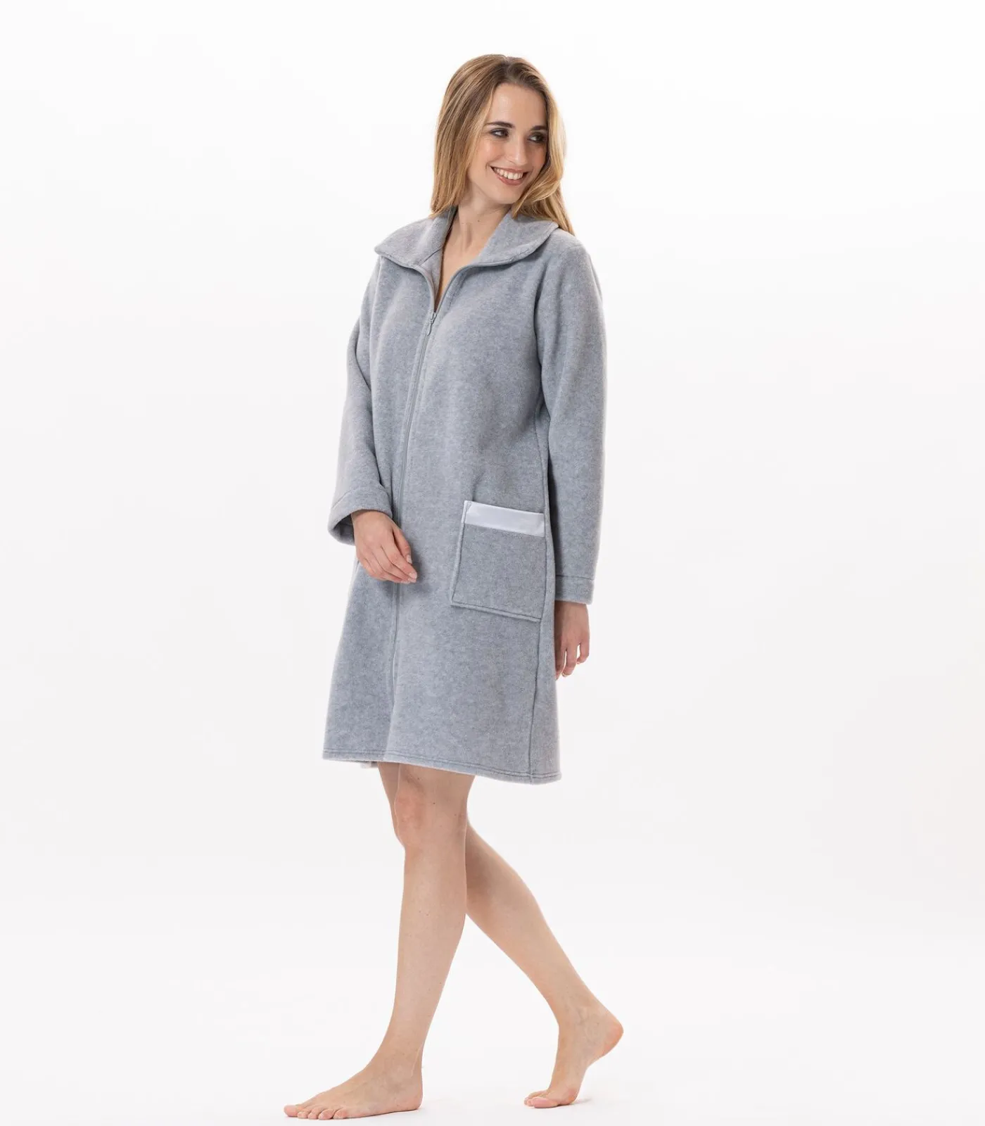 LE CHAT ESSENTIEL H54A fleece kamerjas met ritssluiting beige Clearance