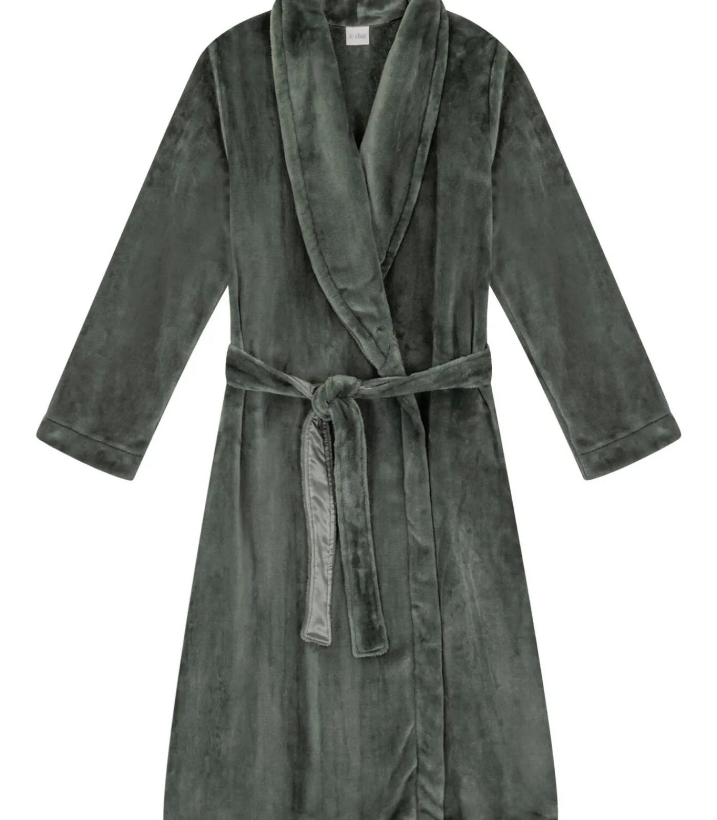 LE CHAT ESSENTIEL H61B pluche flanellen badjas green Online