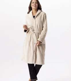 LE CHAT ESSENTIEL H51B pluche flanellen kamerjas beige Clearance