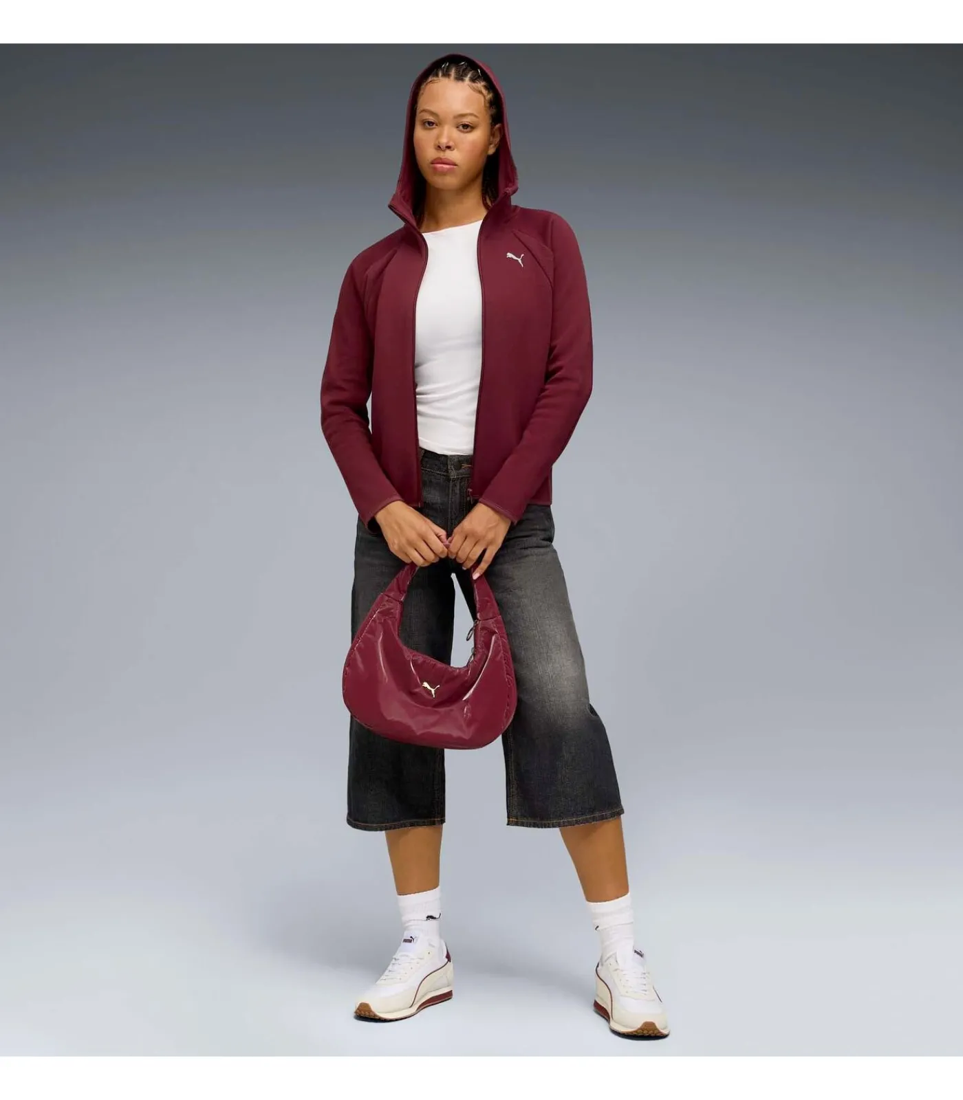PUMA Evostripe Full-Zip Hoodie Dk red Best