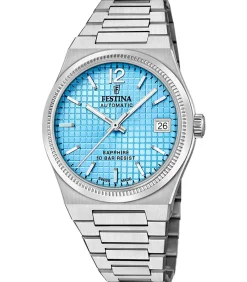 FESTINA F20029/2 - Automatic - 35mm - 10ATM silver Discount