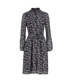 J&JOY Facked Robe shirt kraag hoes shirt blue Best