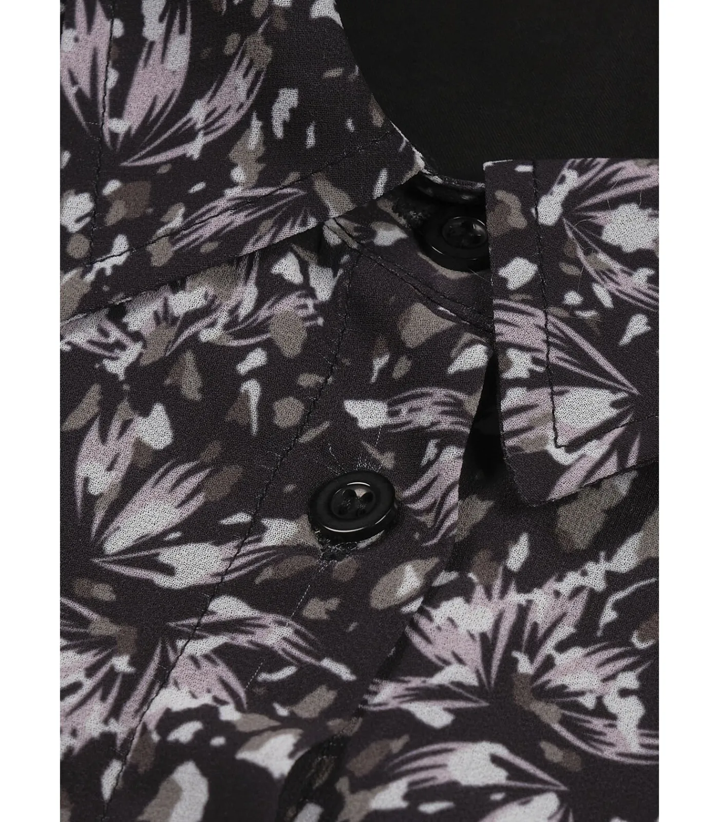 J&JOY Facked Robe shirt kraag hoes shirt blue Best