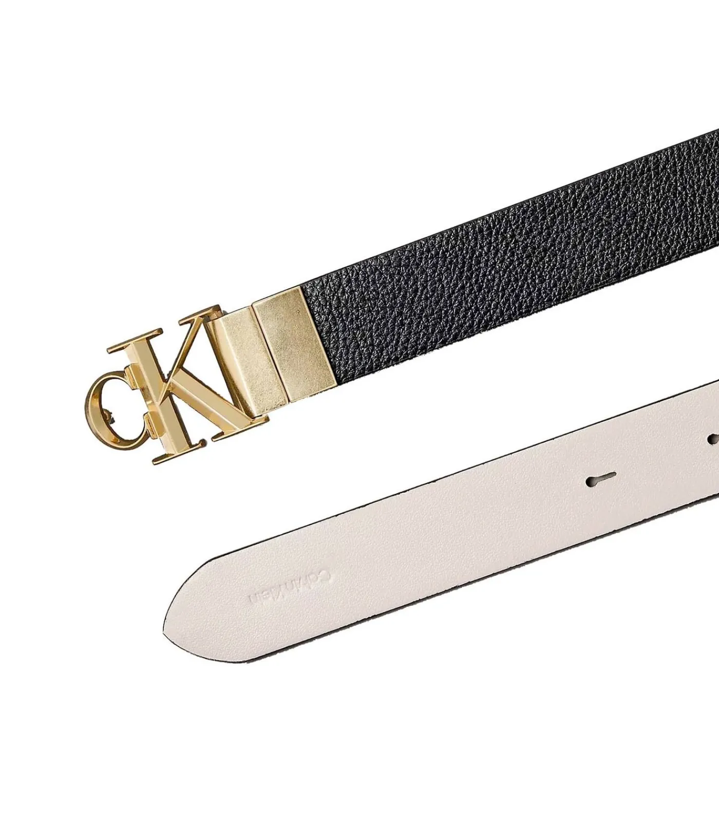Calvin Klein Facted Ck Buckle 25Mm Re?V Adj M black Sale