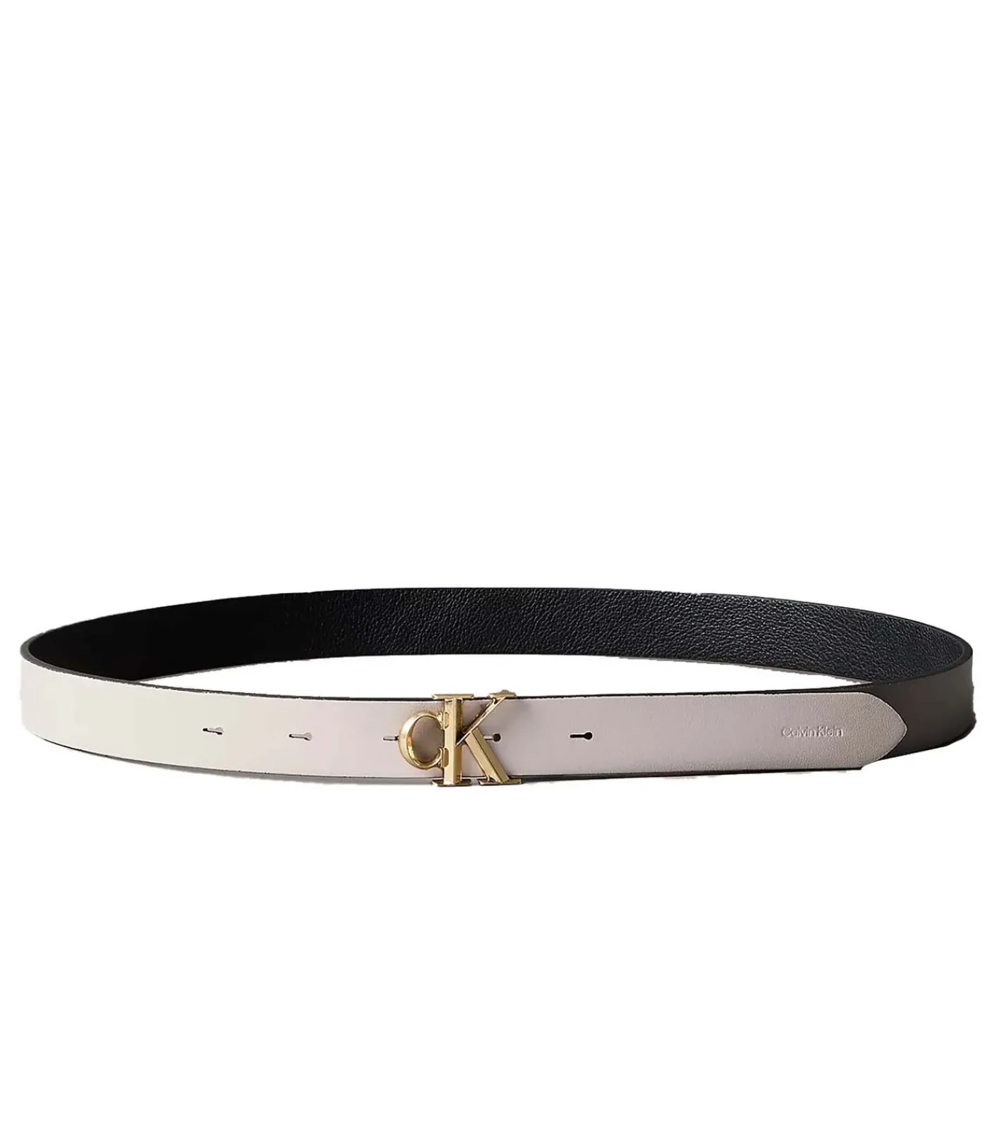 Calvin Klein Facted Ck Buckle 25Mm Re?V Adj M black Sale