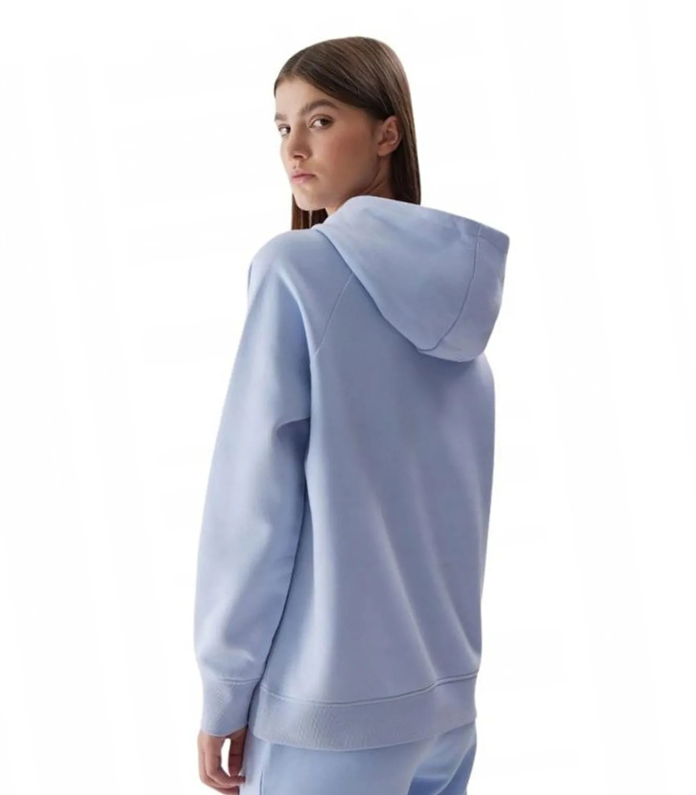 4F AW23TSWSF0765 - Trui met kap - violet