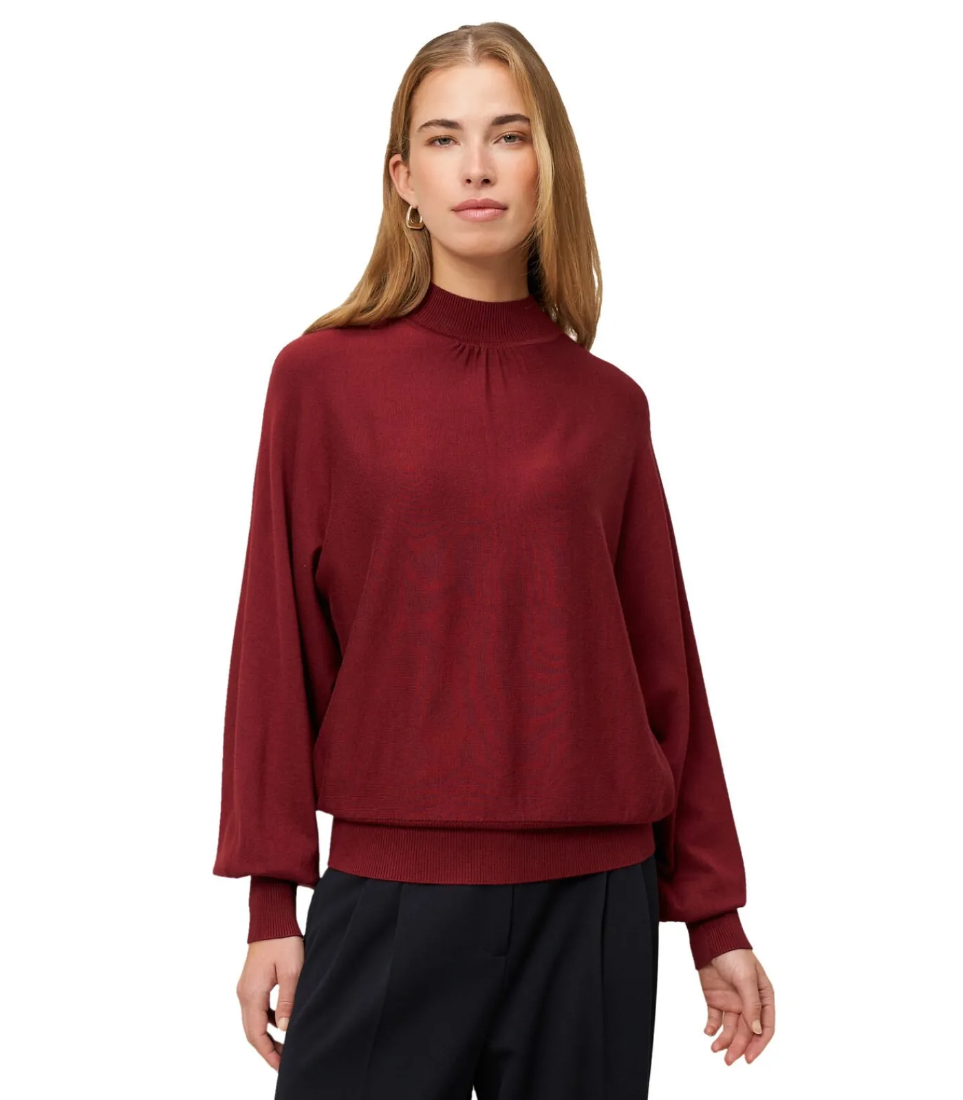 Zero Feinstrickpullover darkRed Hot
