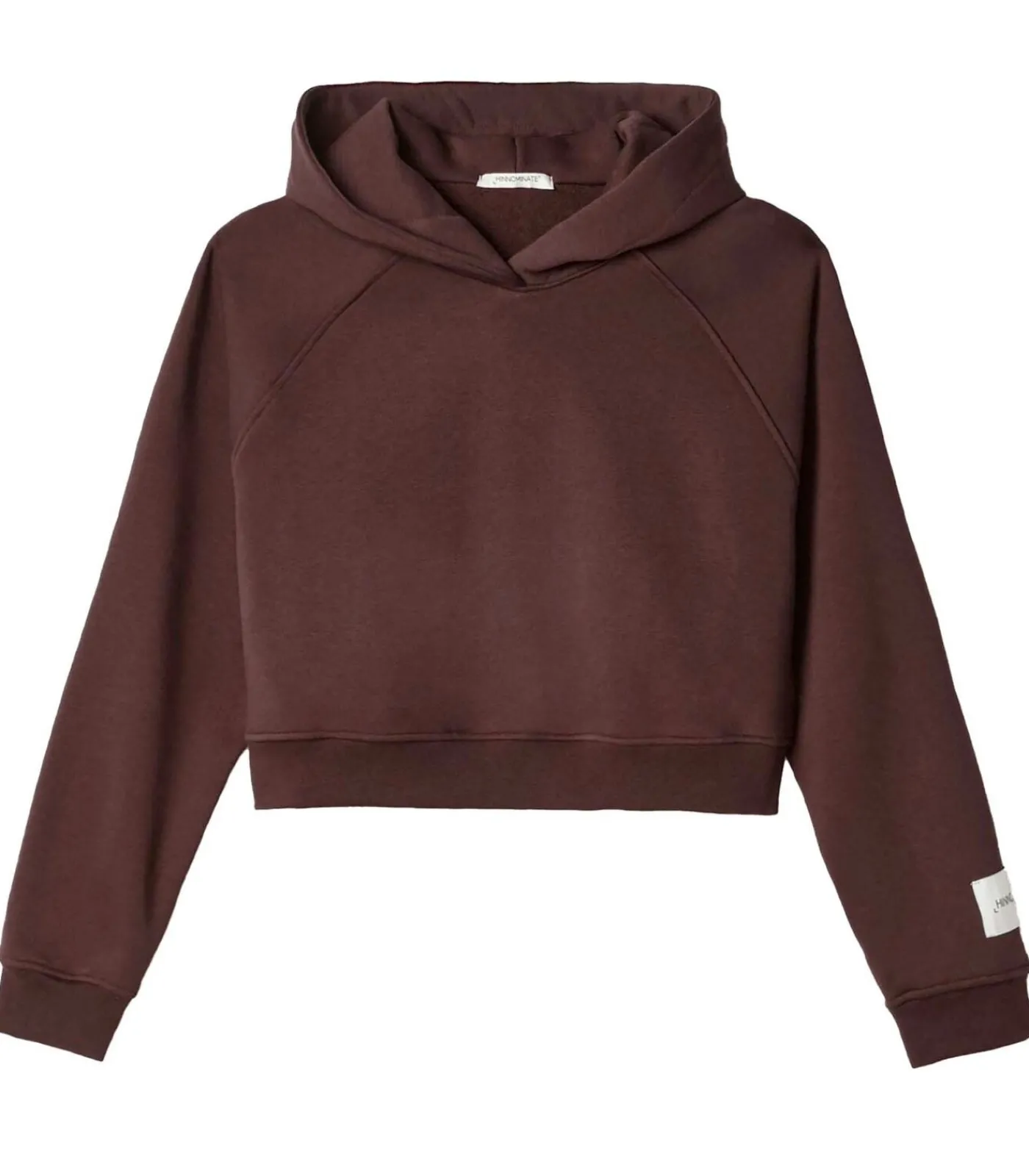 HINNOMINATE Felpa Cappuccio A Scatoletta Con Manica Raglan brown Hot