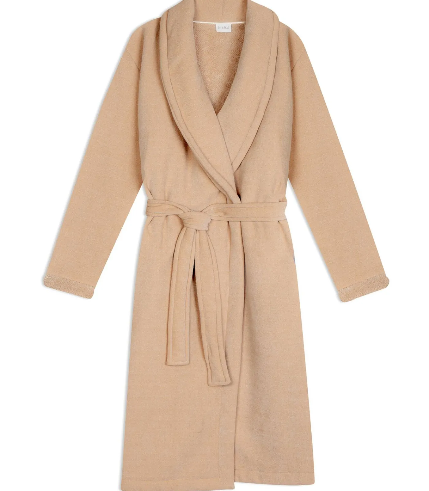 LE CHAT Flanellen badjas MONTAUK 160 beige Hot