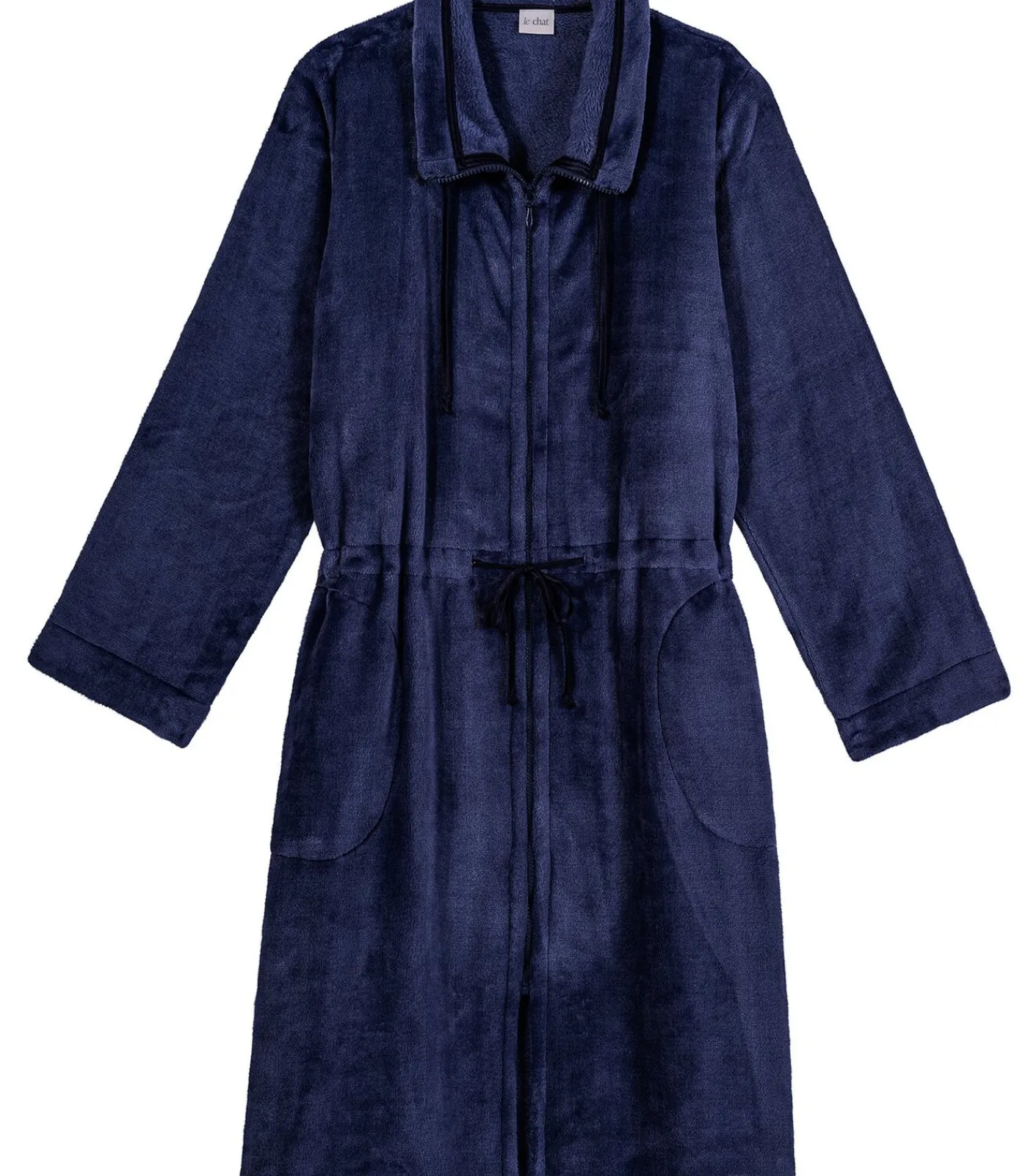 LE CHAT Flanellen jas met ritssluiting ESSENTIEL H53B blue New