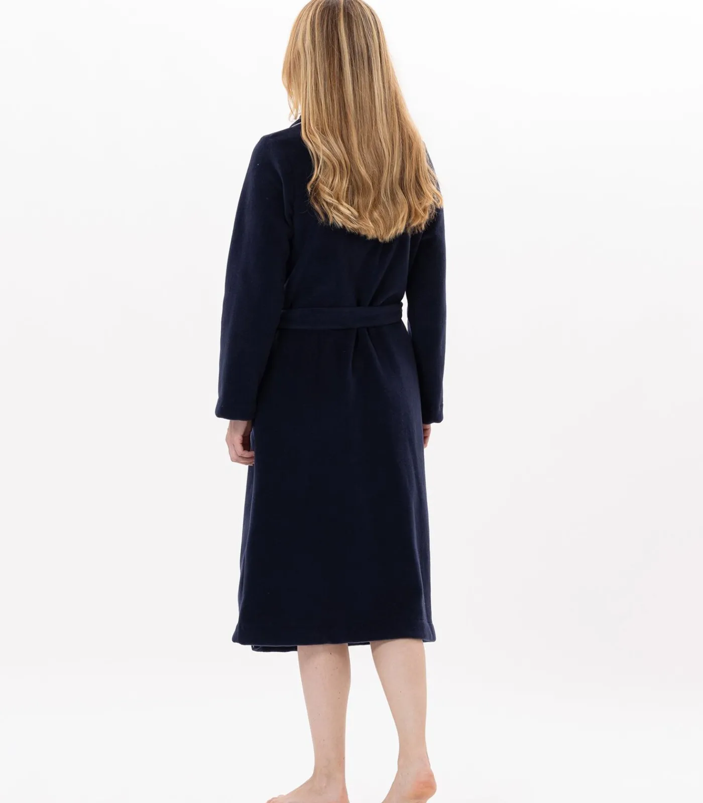 LE CHAT Fleece badjas met overslag ESSENTIEL H65A blue Online