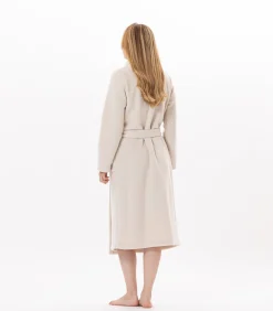 LE CHAT Fleece badjas met overslag ESSENTIEL H65A beige Discount