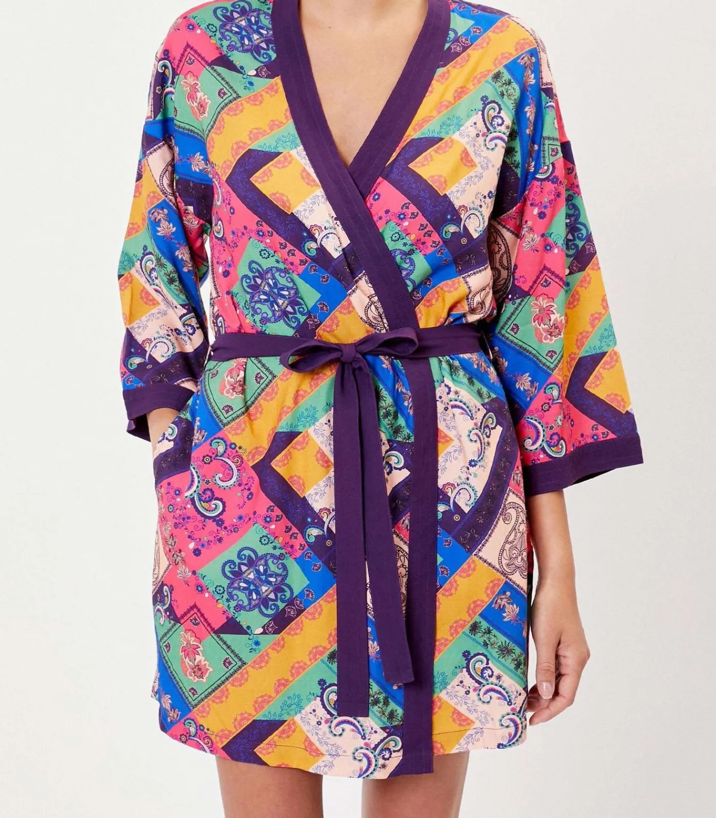 La Fiancée Fleece Kimono MARIGOLD lightPink Sale