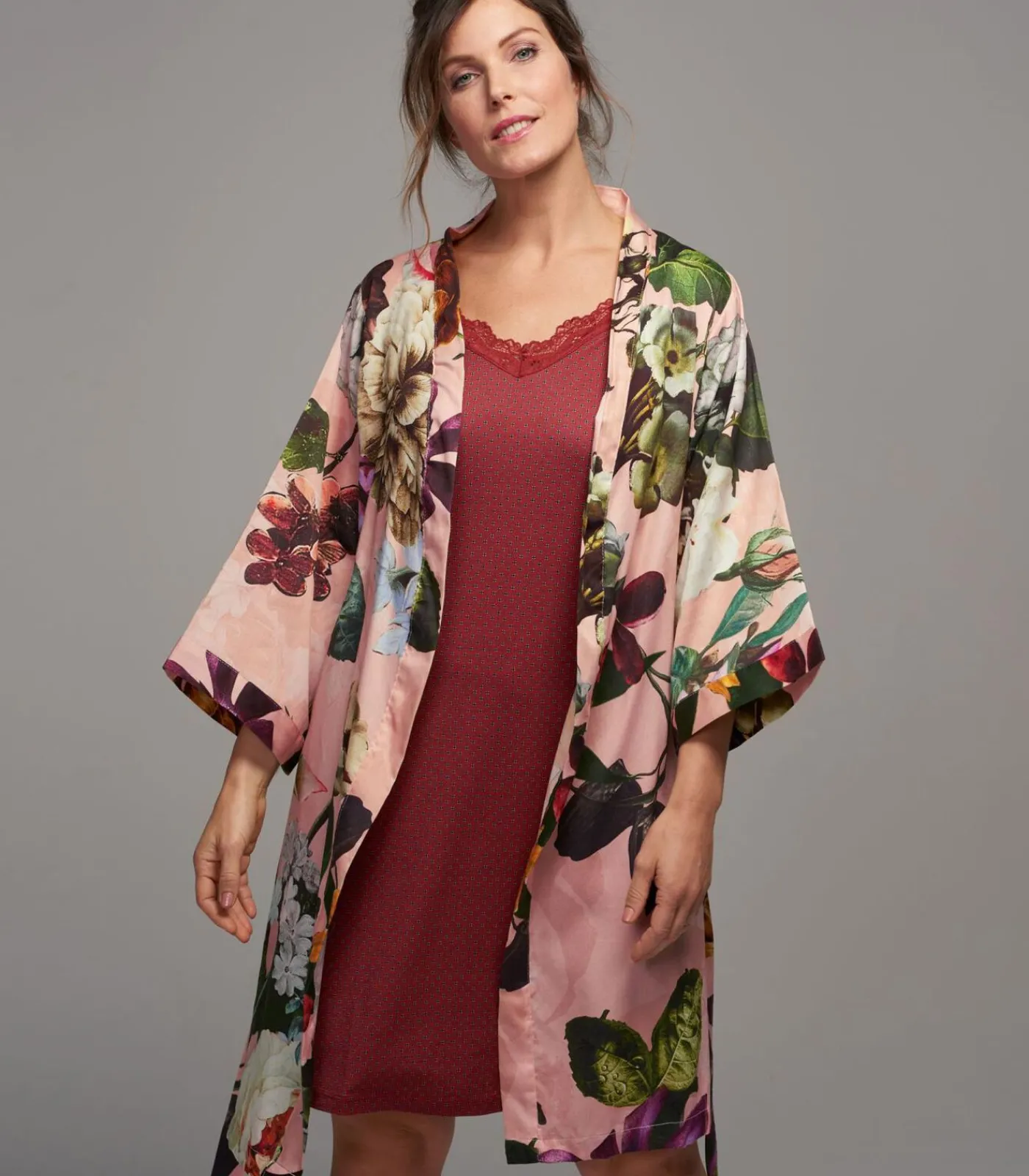 ESSENZA FLEUR - Kimono pink Sale