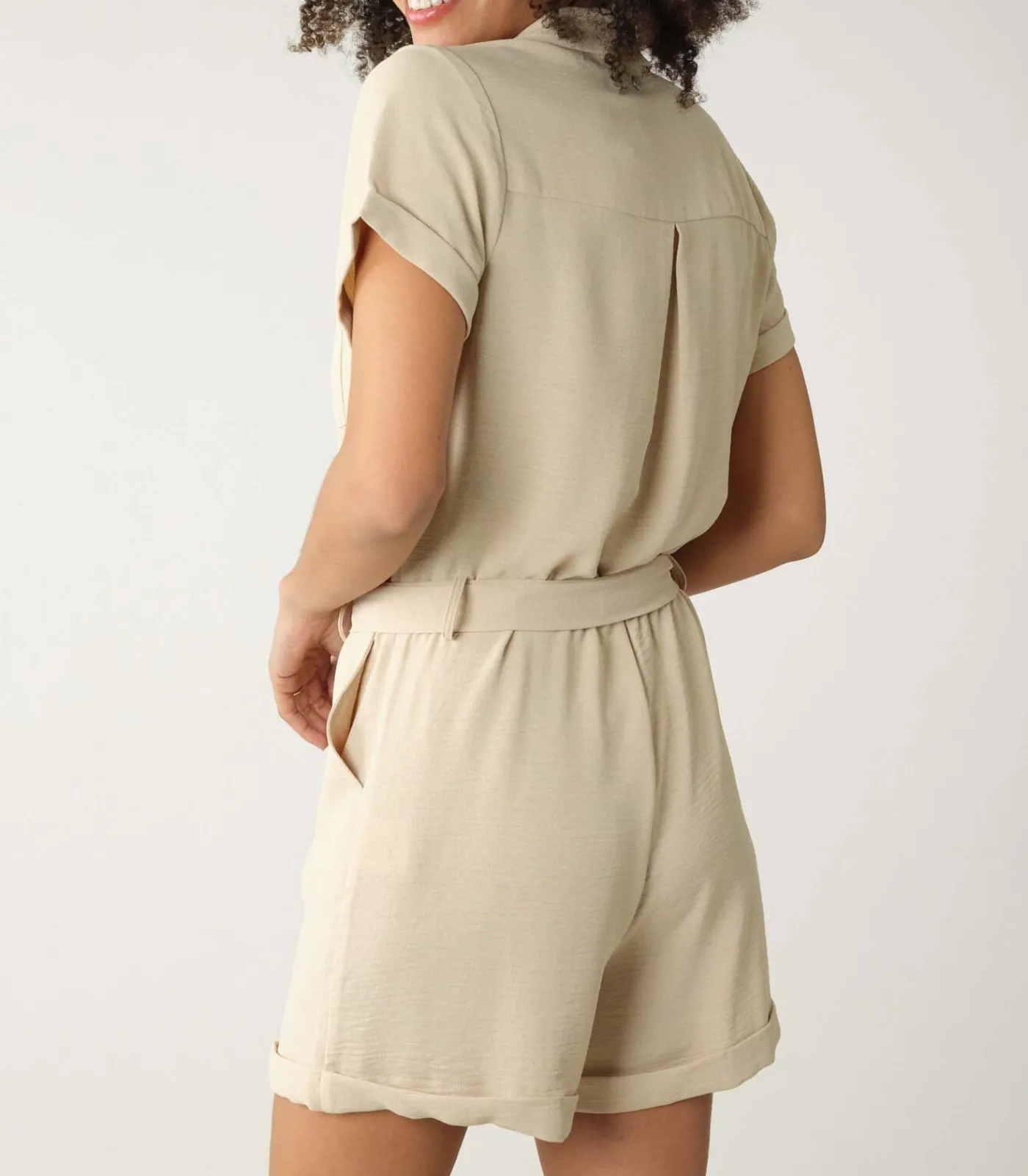 Deeluxe FLINE - Casual playsuit voor dames beige Hot
