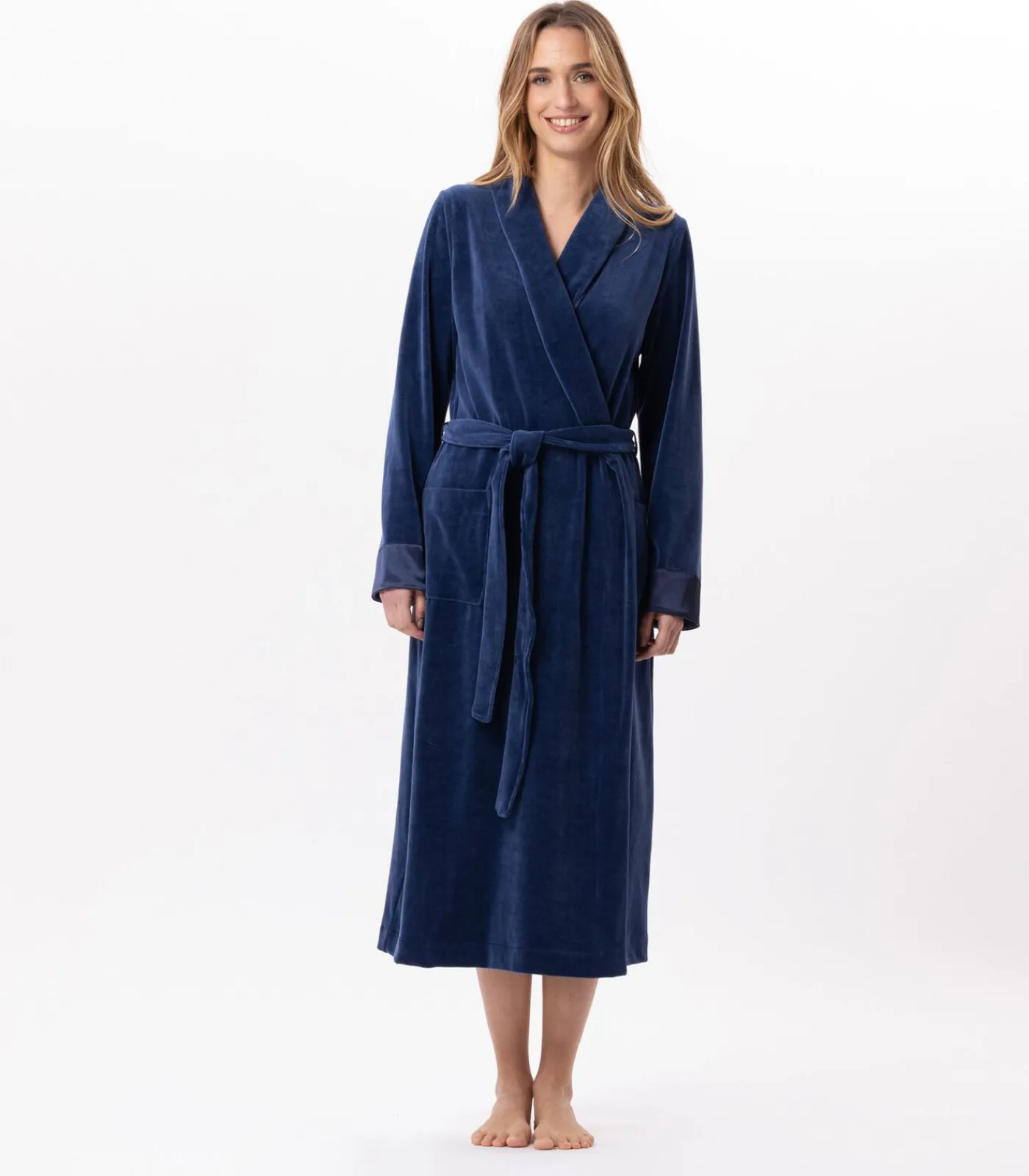 LE CHAT Fluwelen badjas ESSENTIEL 867 blue Online