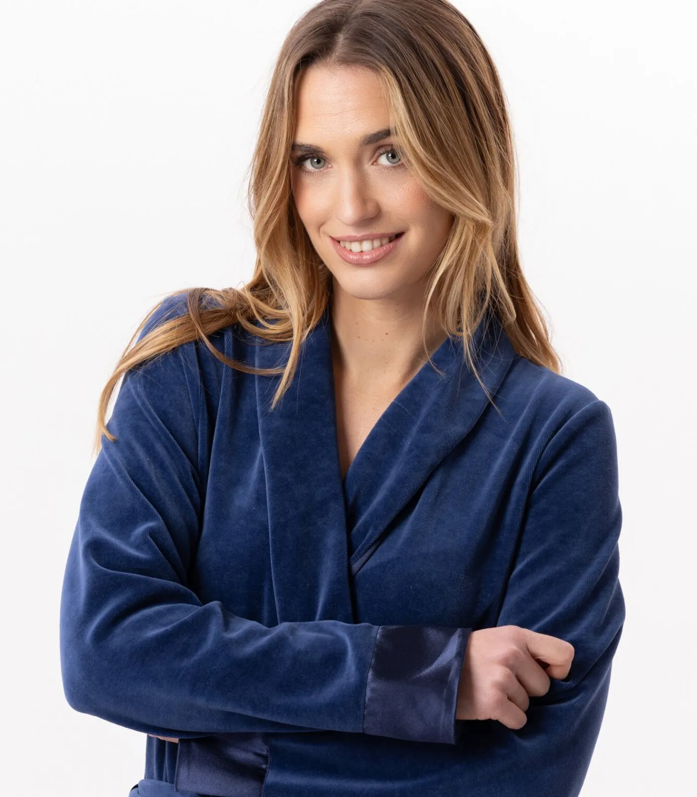 LE CHAT Fluwelen badjas ESSENTIEL 867 blue Online