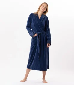 LE CHAT Fluwelen badjas ESSENTIEL 867 blue Online
