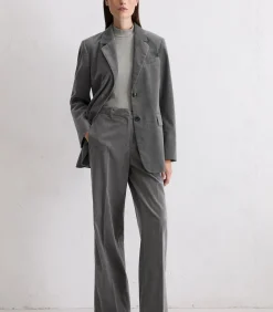 Marc O'Polo Fluwelen blazer op maat darkGrey Clearance