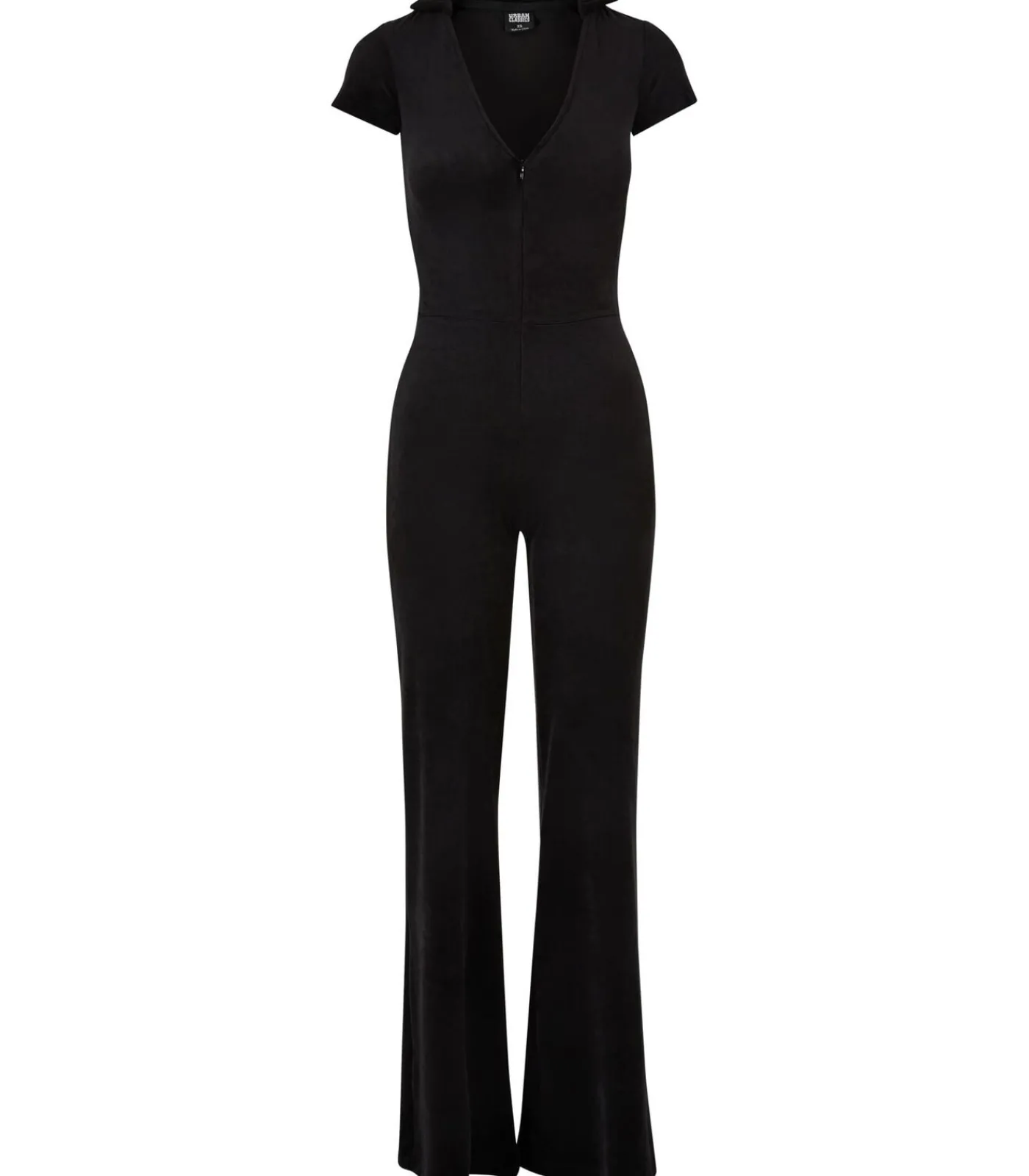 Urban Classics Fluwelen jumpsuit voor dames black Outlet