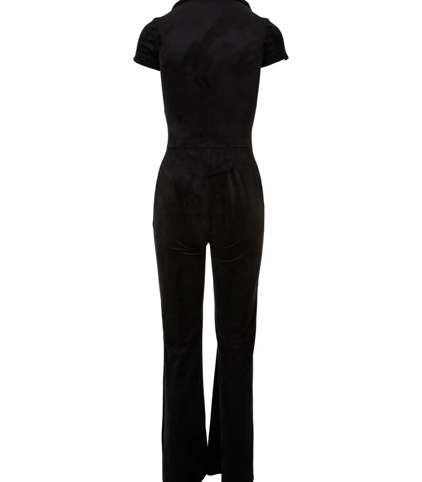 Urban Classics Fluwelen jumpsuit voor dames black Outlet