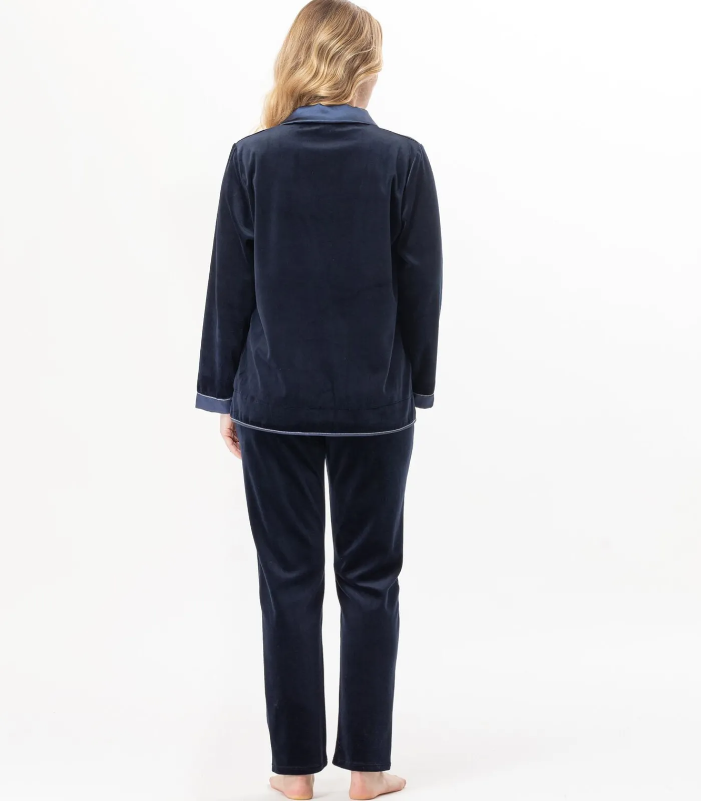 LE CHAT Fluwelen pyjama BRADLEY 112 blue New