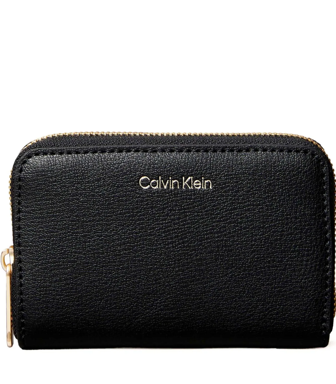 Calvin Klein Foil Logo Medium Zip Around black New