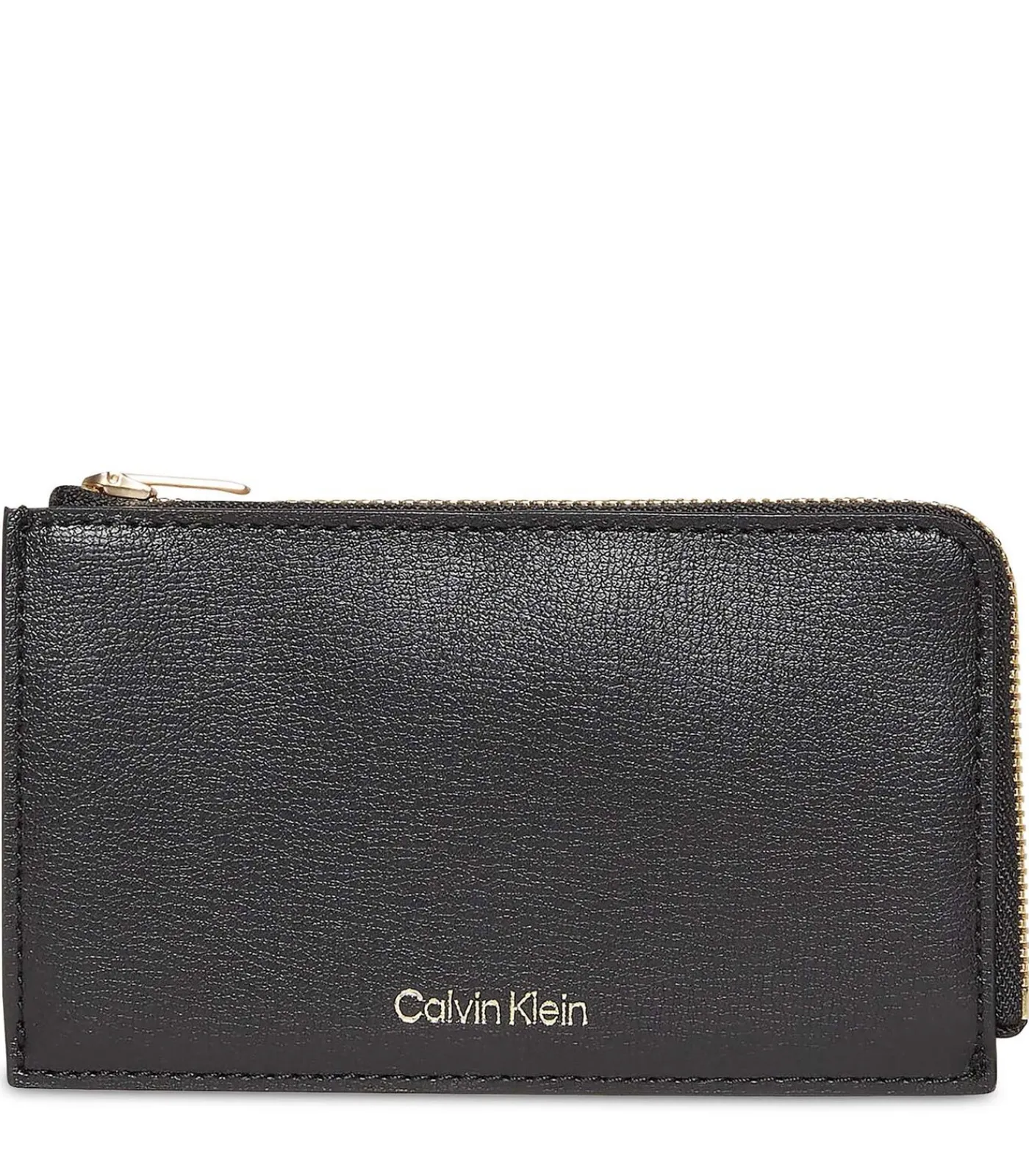 Calvin Klein Foil Logo Top Zip Cardcase black Outlet