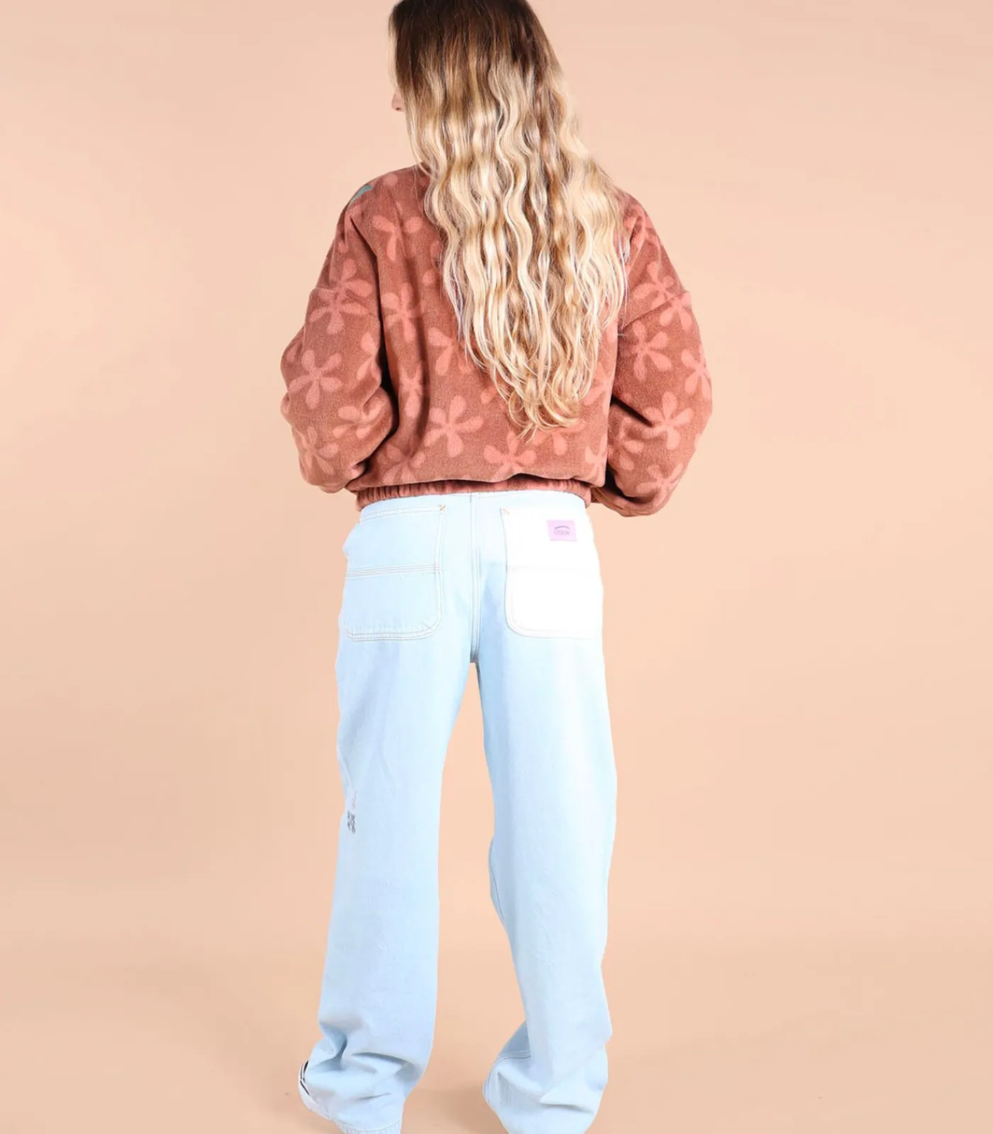 Oxbow Full zip polaire imprimée PANDORA brown Discount