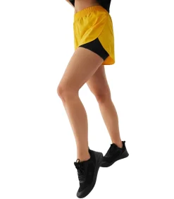 4F WSS24TFSHF497 - Korte Broek - Geel yellow Outlet