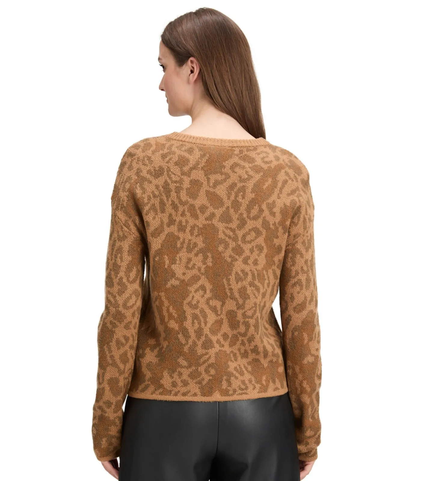 Cartoon Gebreid vest brown Best