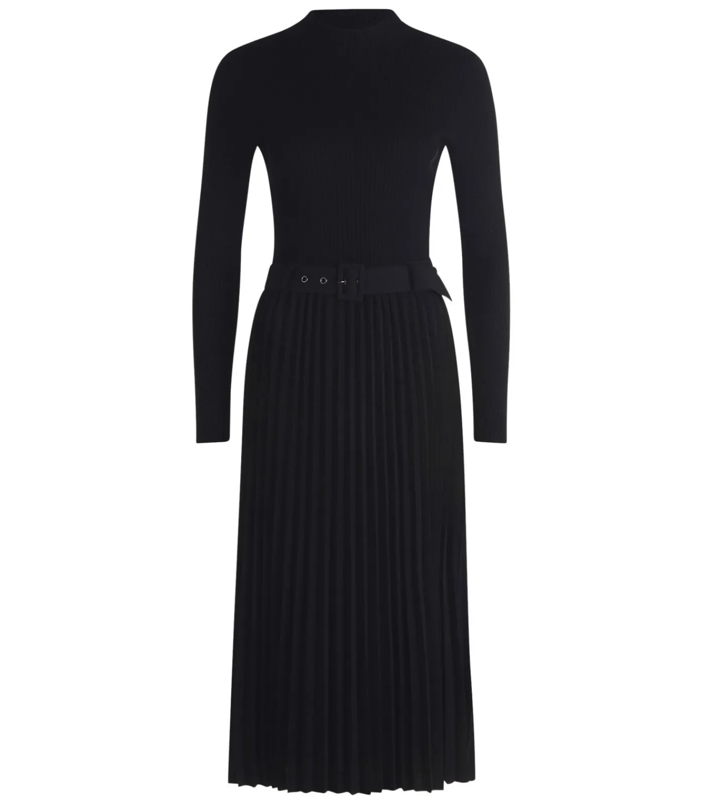 Zero Gebreide jurk black New