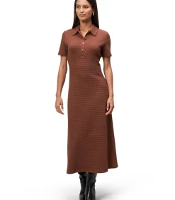 Zero Gebreide jurk beige Online