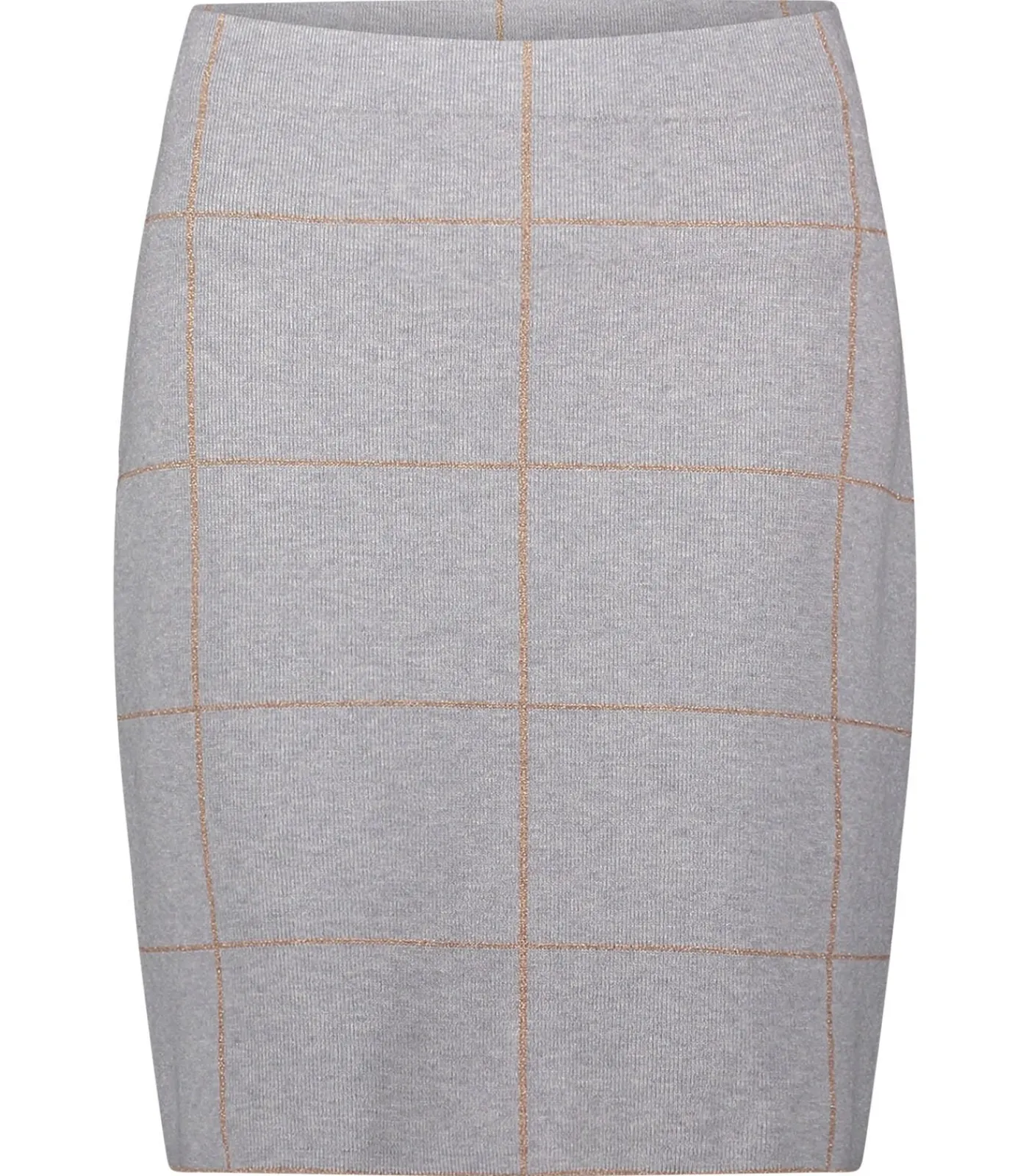 Betty Barclay Gebreide rok darkGrey/beige Outlet