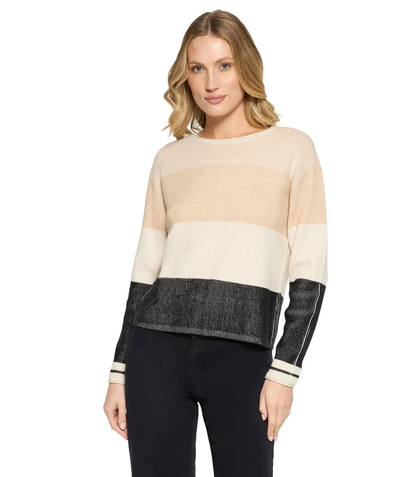 Betty Barclay Gebreide trui black/beige Hot