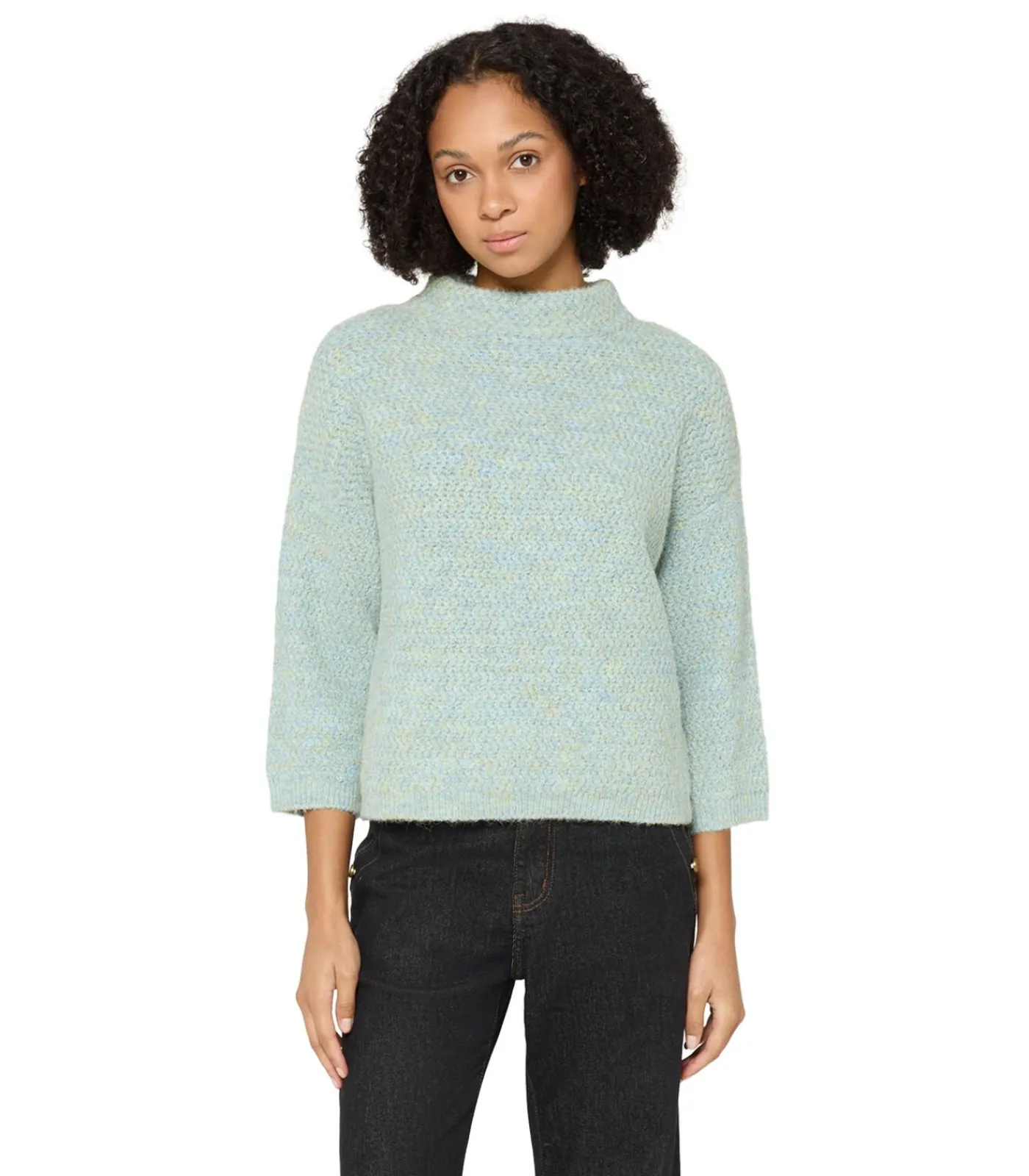 Cartoon Gebreide trui blue Hot