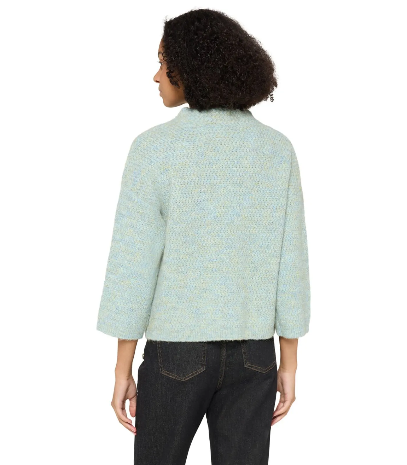 Cartoon Gebreide trui blue Hot