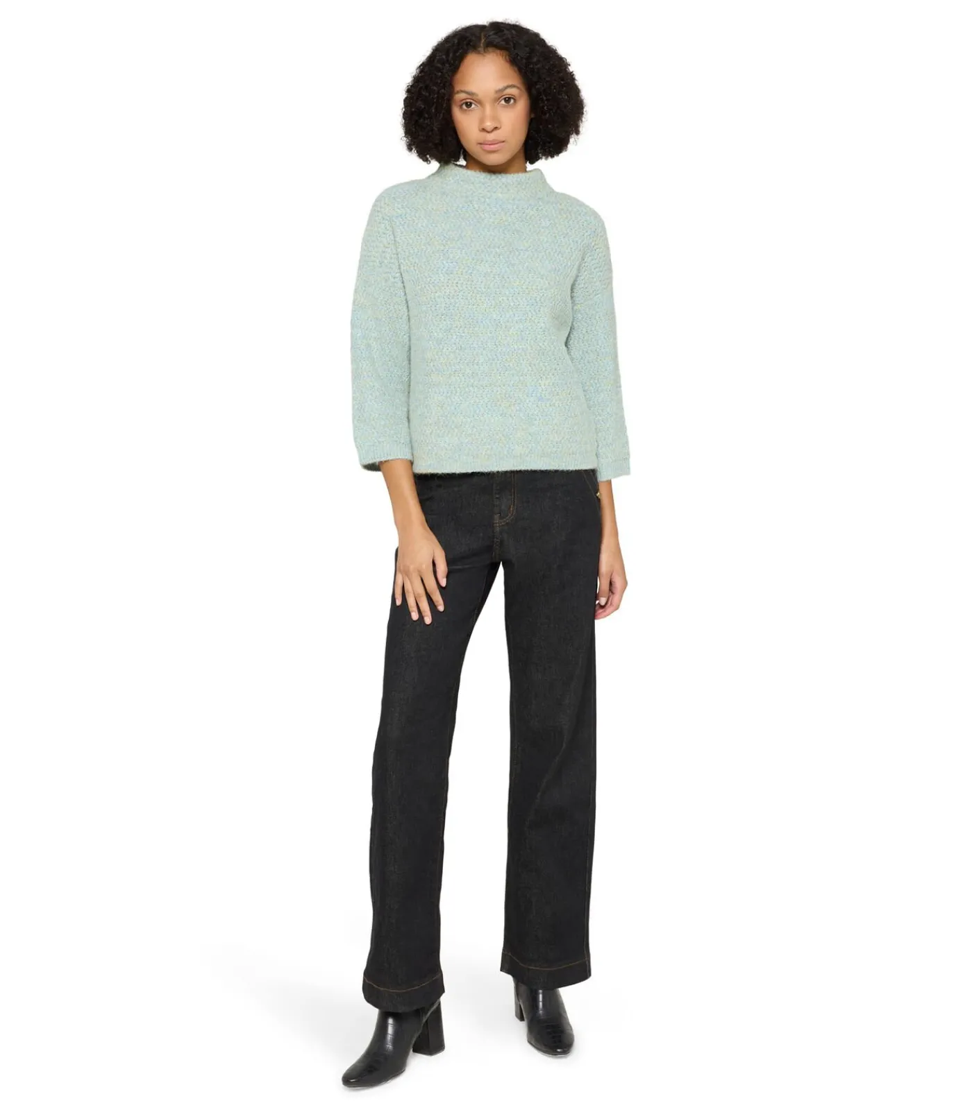 Cartoon Gebreide trui blue Hot