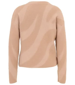 Betty & Co Gebreide trui taupe Clearance