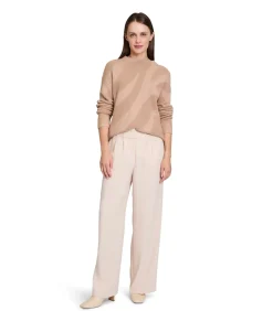 Betty & Co Gebreide trui taupe Clearance