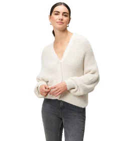 Zero Gebreide vest beige New