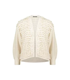 Zero Gebreide vest ivory Sale
