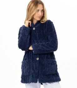 LE CHAT Geknoopt jasje met gevlochten effect ESSENTIEL 174 blue Hot